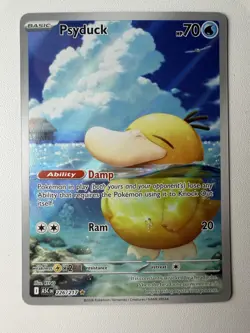 Nintendo Pokemon TCG Psyduck 226/217 SV 151 Illustration Rare Holo Eng 70HP - Image 1