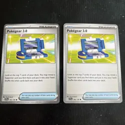 Pokegear 3.0 - 186/198 - Scarlet & Violet - Trainer Playset x 2 - Image 1