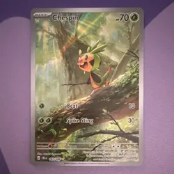Pokemon TCG Chespin 087/086 Chaos Rising - Image 1