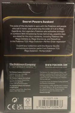 Pokemon TCG ME03 Perfect Order Booster Bundle Sealed New - Image 2