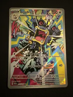 The Pokemon Company Loudred 212/182 SV04 Paradox Rift Illustration Rare Holo - Image 1