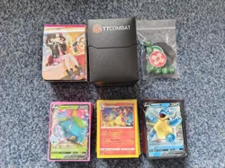POKEMON TCG 3x FULL 60 CARD THEME DECKS VG/EX CHARIZARD VENUSAUR V BLASTOISE V - Image 1