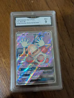 Mr. Mime GX - 156/168 - Pokemon Celestial Storm Full Art Ultra Rare Card GMA 9 - Image 1