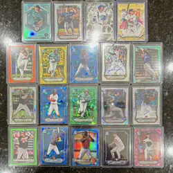 Topps 2024 Bowman Chrome 19 Card Lot 1st Bowman Rookie Autos Parallels Ohtani - Image 1