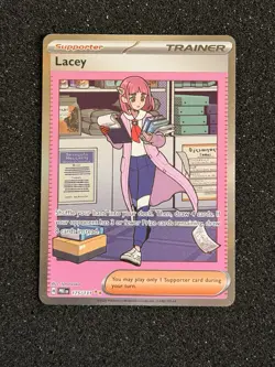 Pokemon TCG Lacey Trainer Prismatic Evolutions 175 /131 SIR - Image 1