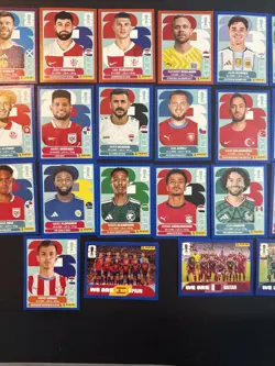 Panini FIFA World Cup 2026 Sticker Collection Lot 31 Cards Purple, Red And Blue - Image 3