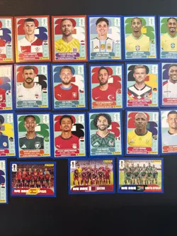 Panini FIFA World Cup 2026 Sticker Collection Lot 31 Cards Purple, Red And Blue - Image 5
