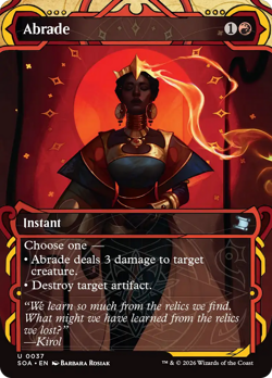 MTG Abrade SOA #37 Uncommon - Image 1