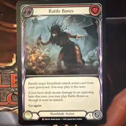 Rattle Bones - Crucible of War (CRU143) - Flesh and Blood TCG - 1st Ed - Image 1