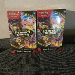 Pokemon TCG: Mega Evolution-Perfect Order Booster Bundle (6 Packs) New Sealed - Image 1
