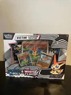 Pokemon TCG Black Bolt & White Flare Victini Illustration Collection NEW/SEALED - Image 1