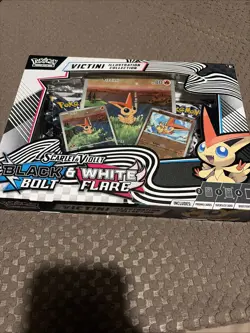 Pokemon TCG Black Bolt & White Flare Victini Illustration Collection New Sealed - Image 2