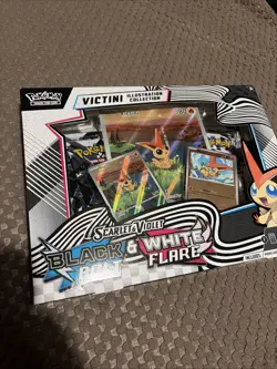 Pokemon TCG Black Bolt & White Flare Victini Illustration Collection New Sealed - Image 1