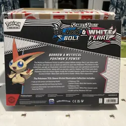 Pokemon TCG Black Bolt White Flare Victini Illustration Collection - NEW/SEALED - Image 2