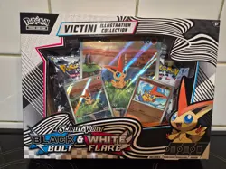 [NEW SEALED] Pokemon TCG Victini Illustration Collection Black Bolt White Flare - Image 1