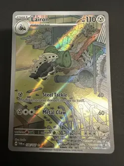 Pokemon TCG Lairon Card Twilight Masquerade 184/167 - Image 1