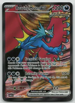 Pokemon Roaring Moon ex 229/182 Paradox Rift Ultra Rare Holo NM - Image 1
