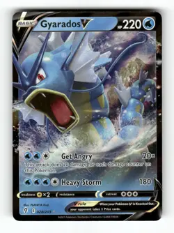 Gyarados V - 028/203 - Evolving Skies - Pokemon - V Rare - Holo NM - Image 1