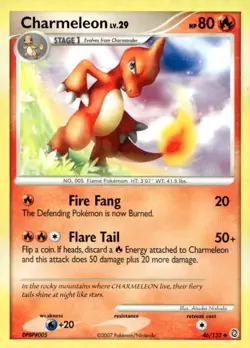 Charmeleon 46/132 Uncommon Secret Wonders Pokemon Lightly Played - Image 1