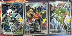 Pokemon TCG First Partner Illustration Collection Series 2 Unova GEN 5 Set of 3 - Image 1
