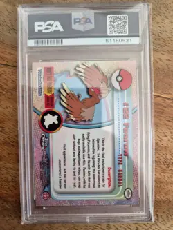 PSA 10 GEM MINT Pokemon FEAROW 2000 Topps Chrome #22 - Image 2