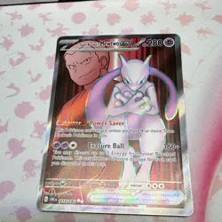 The Pokemon Company Team Rocket's Mewtwo ex 231/182 Destined Rivals EN 280HP - Image 2