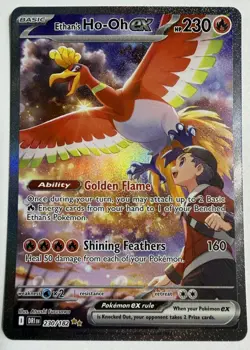 Pokemon TCG Ethan's Ho-Oh EX Sir 230/182 Destined Rivals NM - Image 1