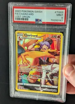 Charizard #TG03 Pokemon Lost Origin PSA 9 - Image 3