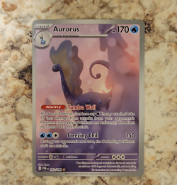 Pokemon TCG Aurorus POR 092/088 Stage 2 Regular 2026 Masa Card Stock - Image 1