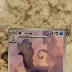 Pokemon TCG Aurorus POR 092/088 Stage 2 Regular 2026 Masa Card Stock - Image 2