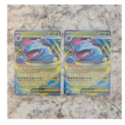 Pokemon Mega Venusaur EX Cards Lot (2) MEG 003/132 Holo - Image 1