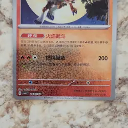 Nintendo Pokemon TCG Infernape Chinese Rare Holo 0903/07 HP 140 Takumi Wada - Image 3