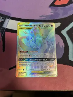 Pokemon Mewtwo & Mew GX Unified Minds 242/236 NM Condition Fresh Pull See Pics - Image 1