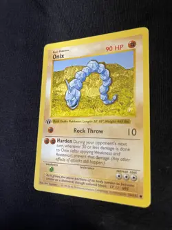 Shadowless Base Set Onix 56/102 1999 Pokemon NM/M NP 1st Edition - Image 3