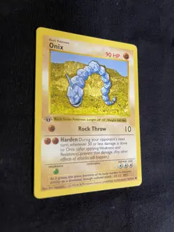Shadowless Base Set Onix 56/102 1999 Pokemon NM/M NP 1st Edition - Image 4
