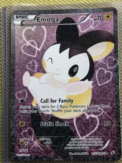 Emolga Full Art RC23/25 Pokemon B&W Legendary Treasures 2012 - Image 2