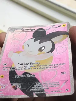 Emolga Full Art RC23/25 Pokemon B&W Legendary Treasures 2012 - Image 3