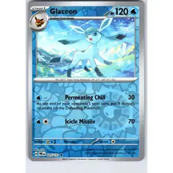 Glaceon 25/131 Prismatic Evolutions Pokemon Card Rare Reverse Holo NM TCG - Image 1