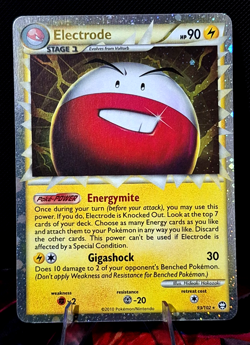 Electrode 93/102 Holo Prime Triumphant Ultra Rare Pokemon Card NM - Image 1