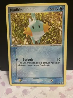 Mudkip 59/109 Ruby and Sapphire Pokemon TCG Regular Common 2004 NM - Image 1