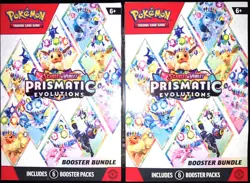 LOT OF 2 - Pokemon TCG Prismatic Evolutions Booster Bundle - FACTORY SEALED NEW - Image 1