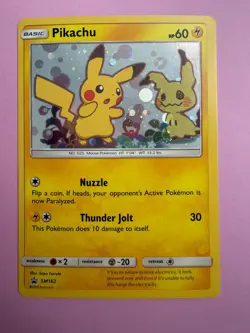 Pikachu SM162 Holo Sun Moon Pokemon TCG Promo - Image 2