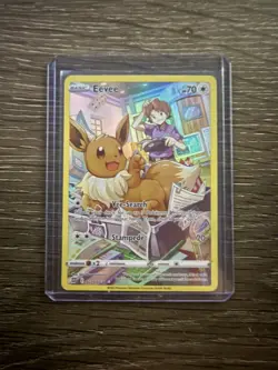 Pokemon TCG Eevee TG11/TG30 Brilliant Stars Trainer Gallery Full Art Holo UR - Image 1
