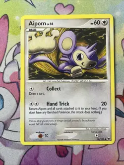 1x - Aipom - 50/100 - Common MP English Pokemon Majestic Dawn - Image 1