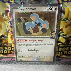 Pokemon TCG Mega Evolution Ascended Heroes 2-Pack Blister Larry's Komala Foil Pr - Image 3