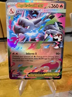 Mega Charizard X Ex Prize Pack Series 9 Promo Pokemon Card NM/LP 013/094 PFL - Image 1