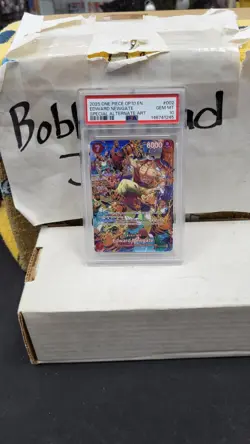 2025 EDWARD NEWGATE OP-10 ROYAL BLOOD ONE PIECE SPECIAL ALTERNATE ART PSA 10 002 - Image 1