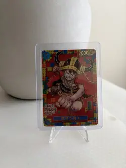 One Piece Chinese Card Game Monkey D Luffy P-110 DAY'25 Premium Card Promo - Image 1