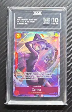 One Piece - TAG 10 Carina (Alt Art) OP07-005 500 Years in the Future - Image 1
