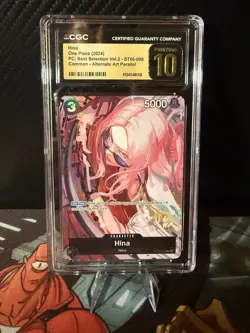 Hina One Piece 2024 Alternate Art Parallel CGC Pristine 10 - Image 1